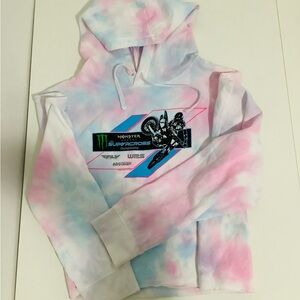 Monster Energy Supercross Tie-Dye Hoodie, Independent Trading Company